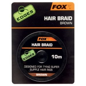 Fox EDGES HAIR BRAID 10m BROWN (CAC565)